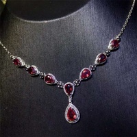 Bijoux en pierres précieuses 18k, or saoudien, afrique du sud, vrai diamant, 3,8 carats, pendentif rouge, non chauffant, naturel