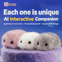 Jouet interactif intelligent en peluche Noddy pour le commerce transfrontalier, rembourré en coton PP, animal électronique compagnon, IA pour l'éveil émotionnel
