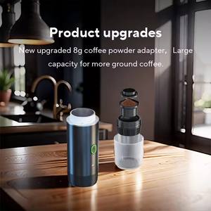 Máquina de café espresso portátil recargable con calentamiento automático para viajes, compatible con bolsa, venta al por mayor - Product Image 2