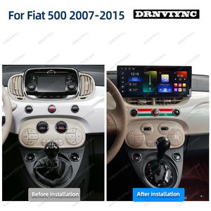 Kit d'accessoires pour autoradio multimédia avec écran Android 12,3 pouces, cadre de tableau de bord, câble CANBUS pour <span class=keywords><strong>FIAT</strong></span> <span class=keywords><strong>500</strong></span> 2007 - 2015 - Product Image 4