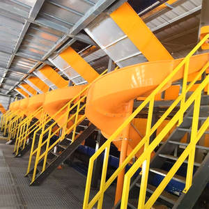 Luhui Alta Qualidade Tridimensional Armazém Espiral Inclinado Transportador Espiral Gravidade Transportadores Espirais para Classificação Carton Parcel - Product Image 1