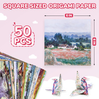 Kit d'origami facile à plier Joycat pour débutants, animaux et formes 3D colorés, jouet artistique en papier, activité familiale amusante, livre d'origami DIY