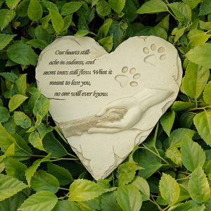 Statua Commemorativa per <span class=keywords><strong>Animali</strong></span> Domestici a Forma di Angelo, Regalo di Conforto per Cani Scomparsi, Scultura in Resina Dipinta a Mano per Decorazione da Giardino - Product Image 2
