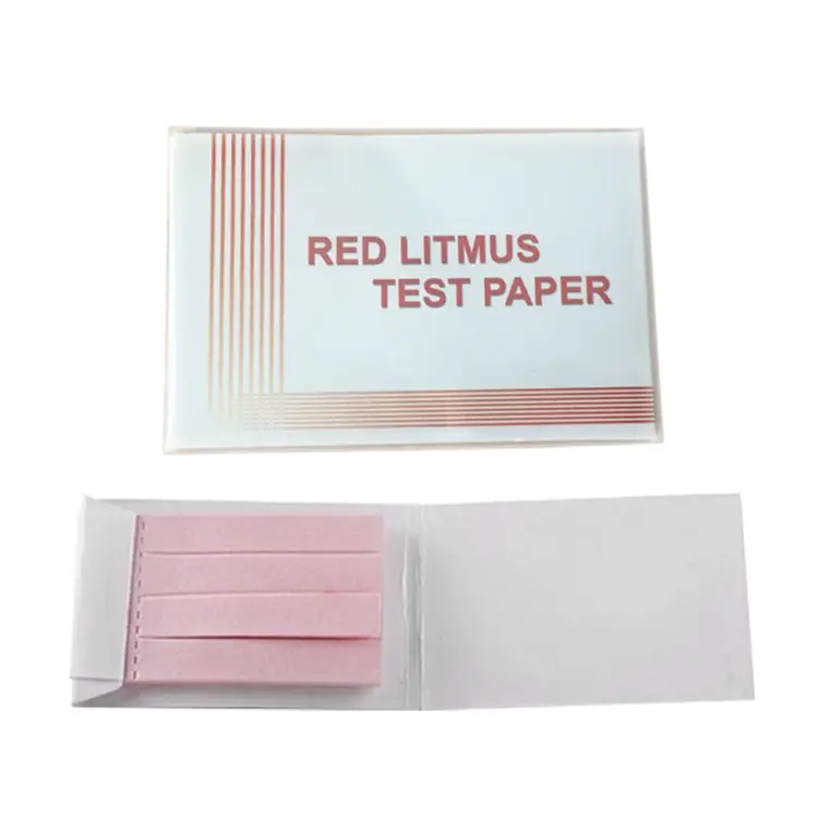 Yarasa LAB fabrika doğrudan satış evrensel Ph Litmus göstergesi Test kağıdı şeritler kırmızı Litmus Test kağıdı