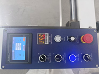Machine à plastifier manuelle pré-enduite WESTONIX YFMB-750A, entraînement hydraulique, vitesse 30 m/min, pour emballage papier et plastique