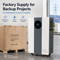 Système de batterie solaire tout-en-un anti-coupures de courant 5KW 16KWh avec onduleur 0ms pour zones à réseau faible tension