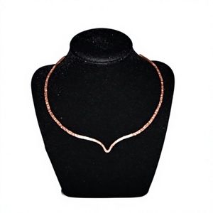 Natural Copper Necklace Featuring Smooth Finish and Artisan Craftsmanship for Daily Fashion and <b>Special</b> Events - Product Image 1