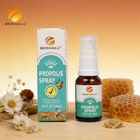 BEEHALL Vente en gros Spray buccal à la propolis sans alcool pour apaiser les maux de gorge