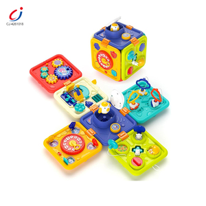 Chengji Meilleur <span class=keywords><strong>Cube</strong></span> <span class=keywords><strong>d</strong></span>'activités pour bébé, jouets éducatifs musicaux lumineux, station spatiale multifonctionnelle 6 <span class=keywords><strong>en</strong></span> 1, <span class=keywords><strong>cube</strong></span> <span class=keywords><strong>d</strong></span>'activités pour les tout-petits - Product Image 1