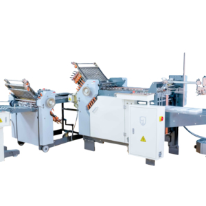 Máquina plegadora de papel con obturador de acordeón cruzado opuesto completamente automática para folletos de instrucciones Pharma máquina plegadora de hebillas - Product Image 1