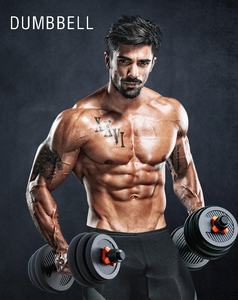 25 <span class=keywords><strong>KG</strong></span> acquista Online LOGO personalizzato pesi piastra attrezzature da palestra Fitness bilanciere Set <span class=keywords><strong>6</strong></span> In 1 <span class=keywords><strong>manubri</strong></span> regolabili In vendita - Product Image 4