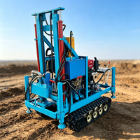 Petite plateforme de forage de puits d'eau avec conception compacte et entretien facile pour la construction rurale
