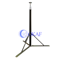 Mât de caméra de vidéosurveillance télescopique pneumatique de vente directe d'usine accessoire de tour de télécommunication de tour télescopique extérieure