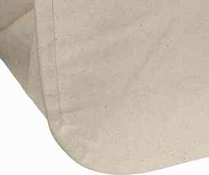 Sac de courses personnalisé en toile de coton biologique lavable pour aliments et légumes, avec ceinture de transport intégrée - Product Image 3