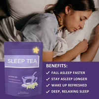 Tisane Apaisante aux Herbes pour le Sommeil, aux Graines de Jujube, Lys et Poria, Sans Caféine, Infusion Froide, 5g x 30 Sachets, Vente en Gros, Étiquette Personnalisée