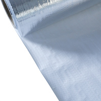 Film MPET métallisé réfléchissant pour isolation thermique, tissu tissé laminé, écologique, résistant au feu, pour boîte d'isolation