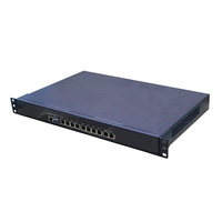 Routeur pare-feu MikroTik Pfsense 1U pour montage en rack, Intel Celeron 4417U double cœur, 10 ports LAN 2.5GbE RJ45, VPN, sécurité réseau, RouterOS 7