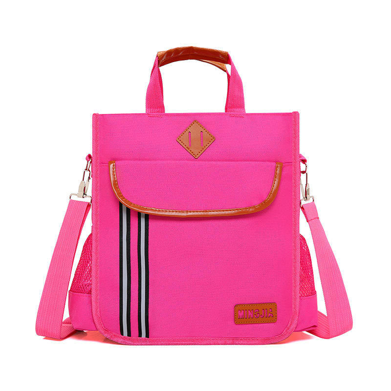 Bande réfléchissante rose rouge à trois couches double fermeture éclair