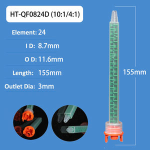 Boquilla Mezcladora Estática Cuadrada 0824, Puntas Mezcladoras para Cartuchos de Adhesivo, Jeringa de 250ml, 400ml, 490ml, Relación 4:1, 10:1, MFQX 08-24T - Product Image 2