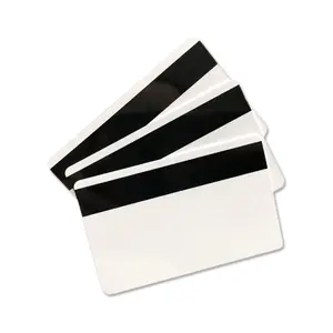 wholesale Rounded corner pvc plastic thermal printable blank magnetic stripe card for photo id card printer