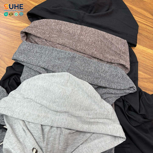 SUHE Womens Winter Full Zip <b>Hoodie</b> <b>Lightweight</b> High Stretch Activewear Jacket Pockets Gym Yoga Solid Color Knitted - Product Image 6