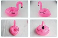 Porte-boissons flottants en forme de flamant rose pour piscine