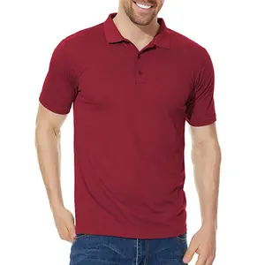 남자 폴로 티셔츠 직접 공장 제조 맞춤형 디자인 수출 품질 단색 남성 폴로 티셔츠 도매 가격