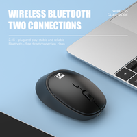 Mouse Nirkabel Ergonomis Isi Ulang 2.4g & Bluetooth untuk Komputer, Grosir Kustom OEM Cina