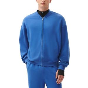 Sweat-shirts de sport à fermeture éclair de qualité supérieure en gros, 500 g/m², pour hommes, logo personnalisé, protection UV, broderie, sweat-shirts confortables pour l'hiver - Product Image 2