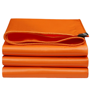 Bâche de protection solaire imperméable en PVC 500 GSM orange 3x3m pour <span class=keywords><strong>pergola</strong></span>, auvent, camion, bâche de protection pour bannière - Product Image 1