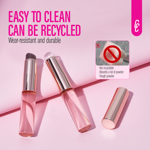 Nouveau Nail Art clair silicone bâton maquillage pinceau applicateur pinceau à lèvres Portable multi-fonction <span class=keywords><strong>magique</strong></span> miroir poudre <span class=keywords><strong>brosse</strong></span> - Product Image 3