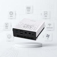OEM Mini PC Baru Prosesor Intel I3 I5 I7 AMD Ryzen Memori DDR5 Pilihan SSD Kustom Dual LAN 2.5G USB4.0 untuk Gaming