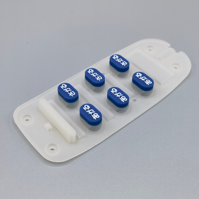Customized Silicone Rubber Button Keypad Screen Printing Home Appliance Silicone Keypad For Switch On/off Button Rubber Silicone