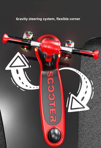 Scooter Eléctrico Plegable de <span class=keywords><strong>3</strong></span> Ruedas Personalizado para Niños con Asiento Superior, Juguete Montable con Batería para Niños de <span class=keywords><strong>2</strong></span> a 4 Años - Product Image 6