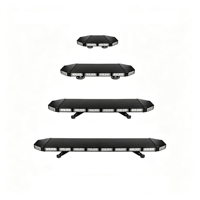 Feux de signalisation LED à 4 faces 28-76W, 25 modes stroboscopiques, boîtier en aluminium PC, multicolores, indice de protection IP65, montage magnétique, pour travaux d'ingénierie
