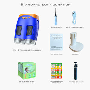 Draagbare educatieve kindermicroscoop wetenschapsset, biologische microscoop speelgoed voor kinderen, gemaakt van duurzaam <span class=keywords><strong>plastic</strong></span> - Product Image 6