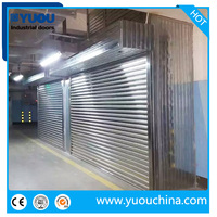 Portail roulant coupe-feu automatique de haute qualité chinois pour issue de secours, acier industriel, coupe-feu 3 heures, desi