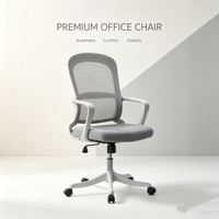 Chaise de bureau ergonomique au design moderne Elite, chaise pivotante, chaise de direction inclinable, chaise ergonomique pour la gestion du travail