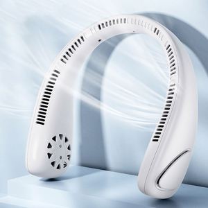 Offre Spéciale Ventilateur de Cou Rechargeable 2000mAh 3 Vitesses Blanc Tendance Best-Seller - Product Image 3