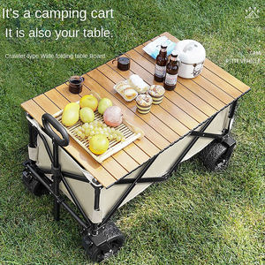 डबल ब्रेक, पोर्टेबल पशु परिवहन गाड़ी के साथ पालतू फोल्डिंग वैगन - Product Image 3