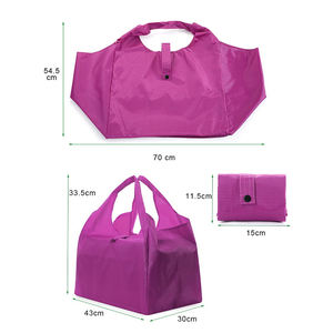 Bolsa de Compras Plegable Reutilizable, Diseño de Moda, Precio de Fábrica, Venta al Por Mayor, Bolsa Ecológica Personalizable - Product Image 2