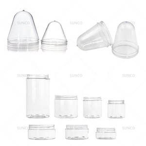 52mm 62mm 69mm 83mm 100mm 108mm 118mm 128mm nhựa Jar trong suốt phôi rộng miệng vật nuôi phôi - Product Image 1