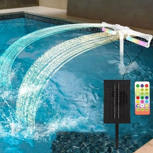 Lumière LED portable <span class=keywords><strong>pour</strong></span> <span class=keywords><strong>piscine</strong></span>, dispositif de cascade, décoration de clôture de <span class=keywords><strong>piscine</strong></span> au sol, accessoires étanches, veilleuse - Product Image 6