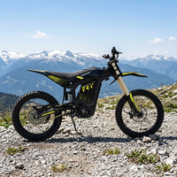 Bicicleta Eléctrica de Montaña para Adultos, 17KW, 500Nm, 72V, 40Ah, 68kg, Ligera, Carga Máxima 100kg, 3 Modos, Venta al Por Mayor
