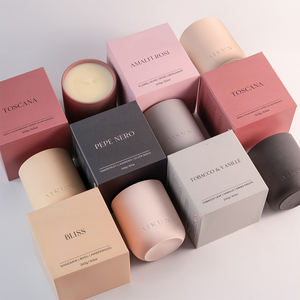 Bougie parfumée en céramique de couleur unie minimaliste écologique Aikun, décoration d'intérieur moderne, aromathérapie - Product Image 4