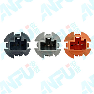 T20 Auto Connector <b>3</b>-<b>Pin</b> Plastic Black Gray Brown For Car Brake Light <b>Socket</b> RZ-01-A0006 - Product Image 3