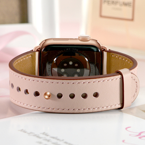 Eraysun純正シュランチストラップ用アップルウォッチバンド49mm 44mm 40mm Luxury I <span class=keywords><strong>Watch</strong></span> Ultra 6 7 8 9 10メンズ腕時計レザーバンド - Product Image 2