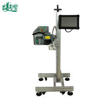 Machine de marquage laser CO2 en ligne, marquage laser au dioxyde de carbone pour l'identification des cartes de circuits imprimés, des câbles, du bois, de l'acrylique, du plastique, de l'emballage