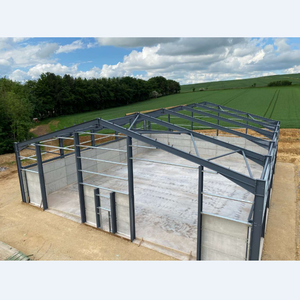 <span class=keywords><strong>Portail</strong></span> en acier préfabriqué léger encadré pour diverses structures pour les hangars de bétail d'atelier d'entrepôt - Product Image 3