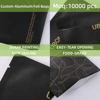Sacs d'emballage cosmétiques personnalisés, sacs en aluminium avec fermeture éclair et logo pour masque facial, lotion, shampoing, crème solaire, produits de beauté